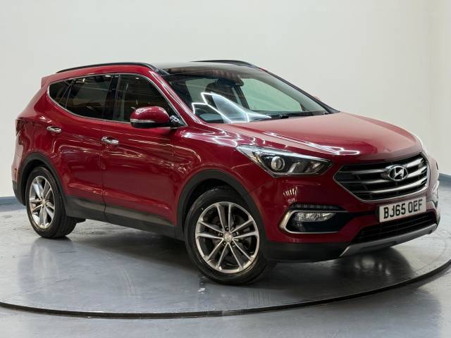 Hyundai SANTA FE 2.2 CRDi Blue Drive Premium SE 4WD Euro 6 (s/s) 5dr (7 Seat) SUV Diesel Red