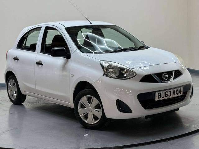 Nissan Micra 1.2 Visia Euro 5 5dr Hatchback Petrol White