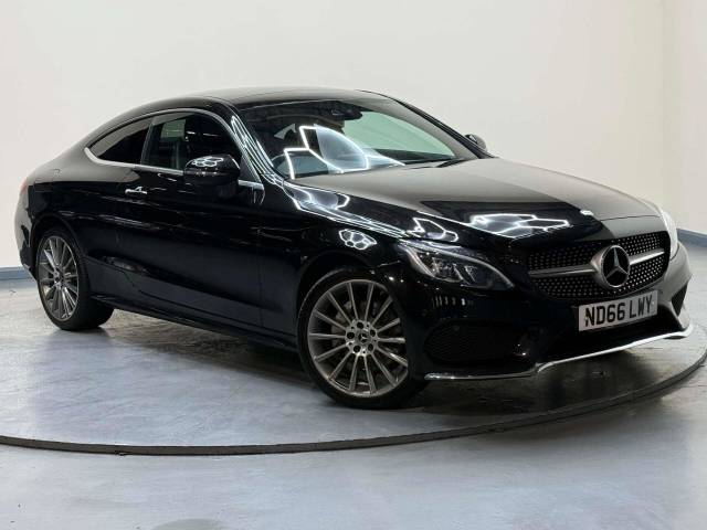 Mercedes-Benz C Class 2.1 C220 AMG Line Premium+ D 4Matic Auto 4WD 2dr Coupe Diesel Black