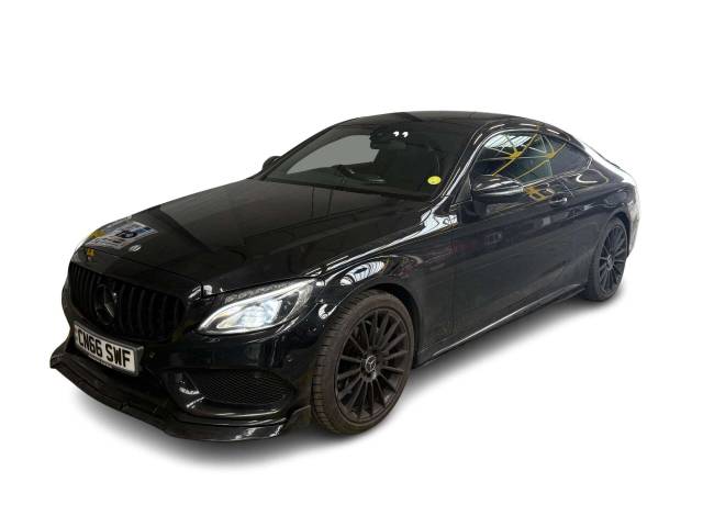 Mercedes-Benz C Class 2.1 C 220 AMG Line D 2dr Coupe Diesel Black