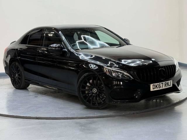 Mercedes-Benz C Class 2.1 C300 H AMG Line Premium Auto 4dr Saloon Hybrid Black