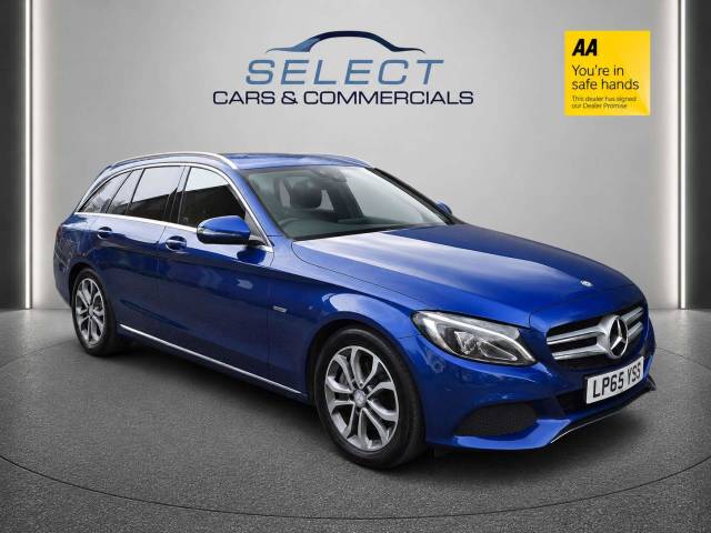 Mercedes-Benz C Class 2.0 C350 Sport E Auto 5dr Estate Hybrid Blue