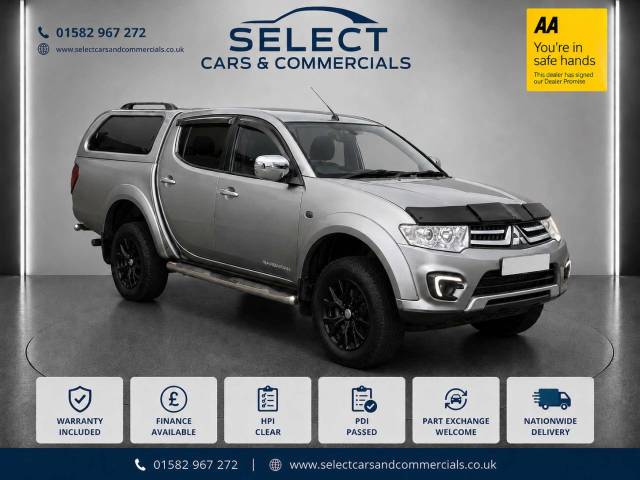 Mitsubishi L200 2.5 L200 Barbarian LWB Double Cab DI-D 4x4 Auto 4WD 5dr Pickup Diesel Grey
