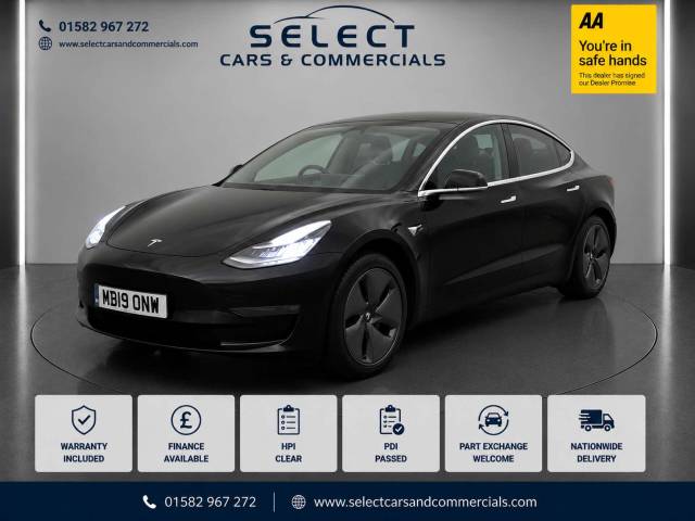 Tesla Model 3 Model 3 Long Range AWD 4WD 4dr Saloon Electric Black