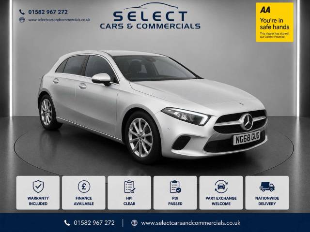 Mercedes-Benz A Class 1.3 A 180 Sport Executive Auto 5dr Hatchback Petrol Silver