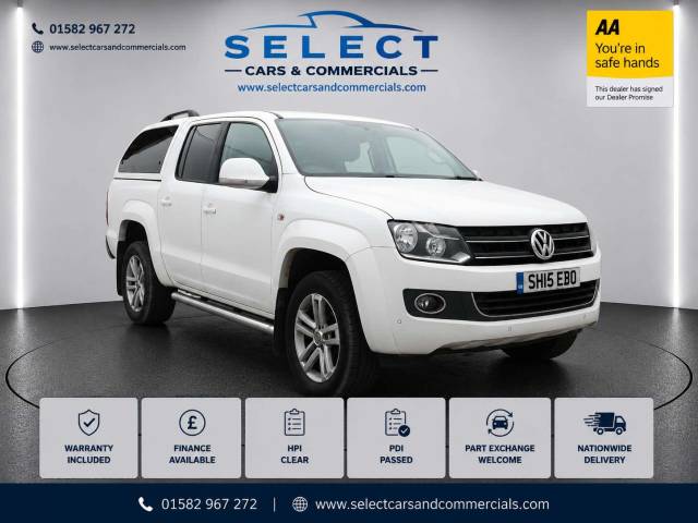 Volkswagen Amarok 2.0 Amarok Highline 4Motion Double Cab Auto 4WD Pickup Diesel White