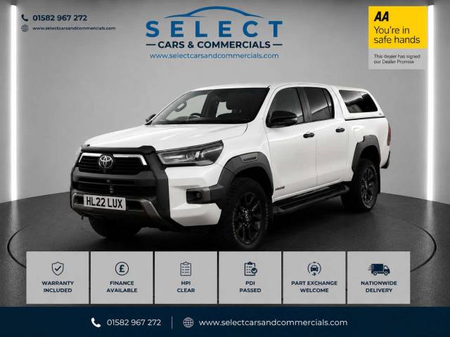 Toyota Hilux 2.8 HI-Luxury Invincible X D-4D 4WD Double Cab Auto 4WD 5dr Pickup Diesel White