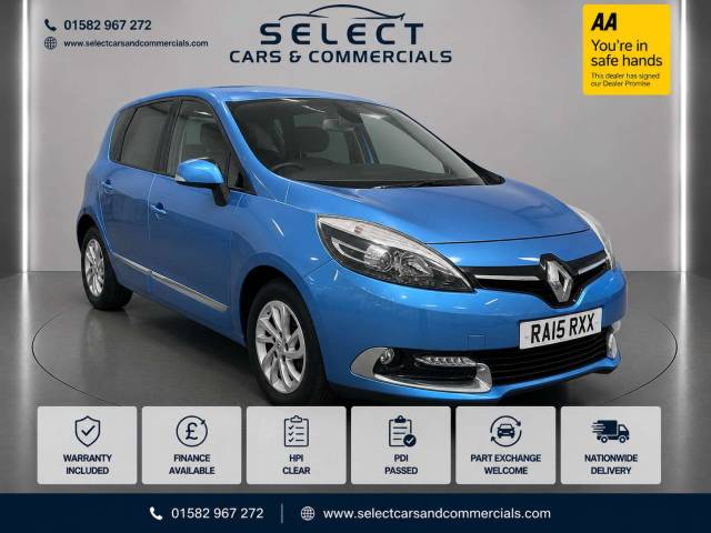 Renault Scenic 1.5 Scenic Dynamique TomTom dCi Semi-Auto 5dr MPV Diesel Blue