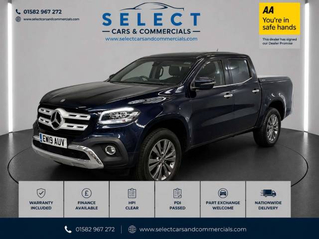 Mercedes-Benz X Class 2.3 X250 Power D 4Matic Auto 4WD Pickup Diesel Blue