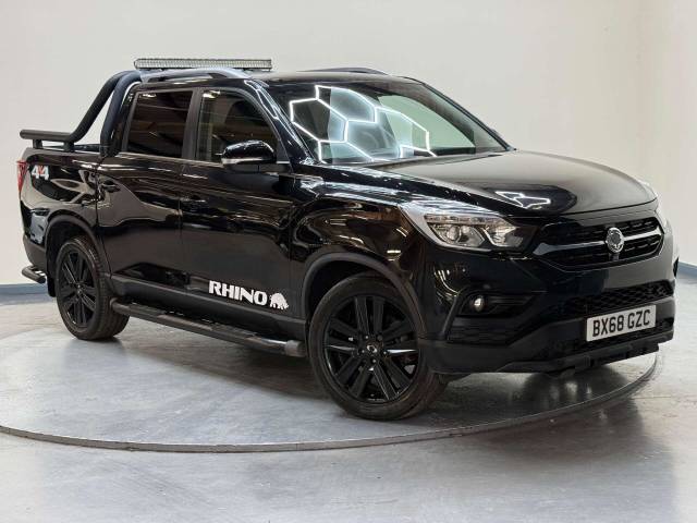 SsangYong Musso 2.2 Musso Rhino Auto 4WD Pickup Diesel Black