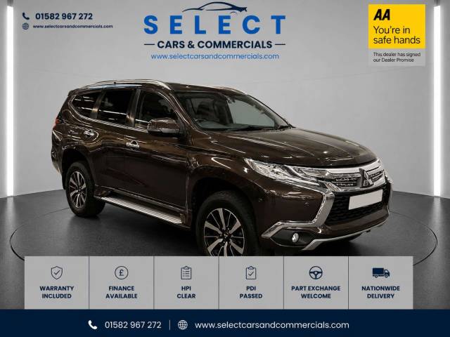 Mitsubishi Shogun Sport 2.4 Shogun Sport DI-D 4 Auto 4WD 5dr SUV Diesel Bronze