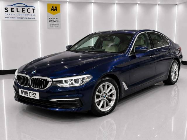 BMW 5 Series 2.0 520d SE Auto 4dr Saloon Diesel Blue