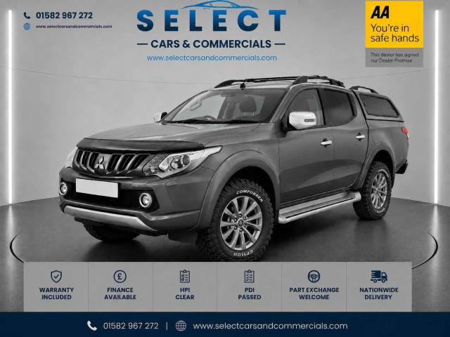 Mitsubishi L200 2.4 L200 Warrior DI-D Auto 4WD Pickup Diesel Green